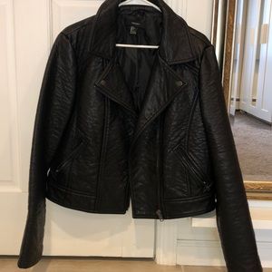 *1 DAY SALE*! Forever 21 black leather jacket